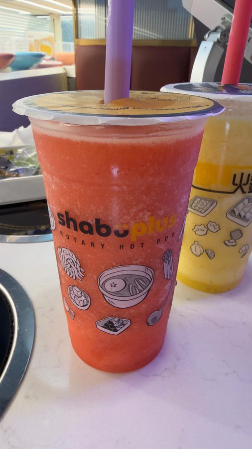 Shabu Plus branded drink post